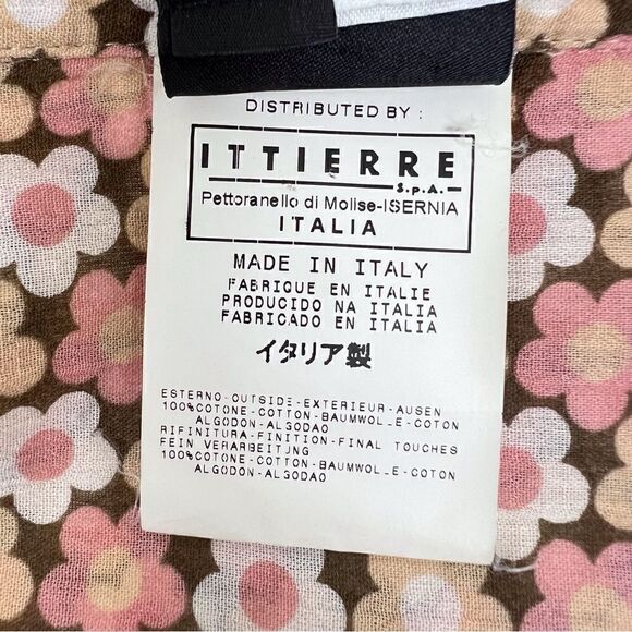 RARE Dolce&Gabbana Long Sleeved Vintage floral blouse 36/50 Italy - Picture 8 of 11